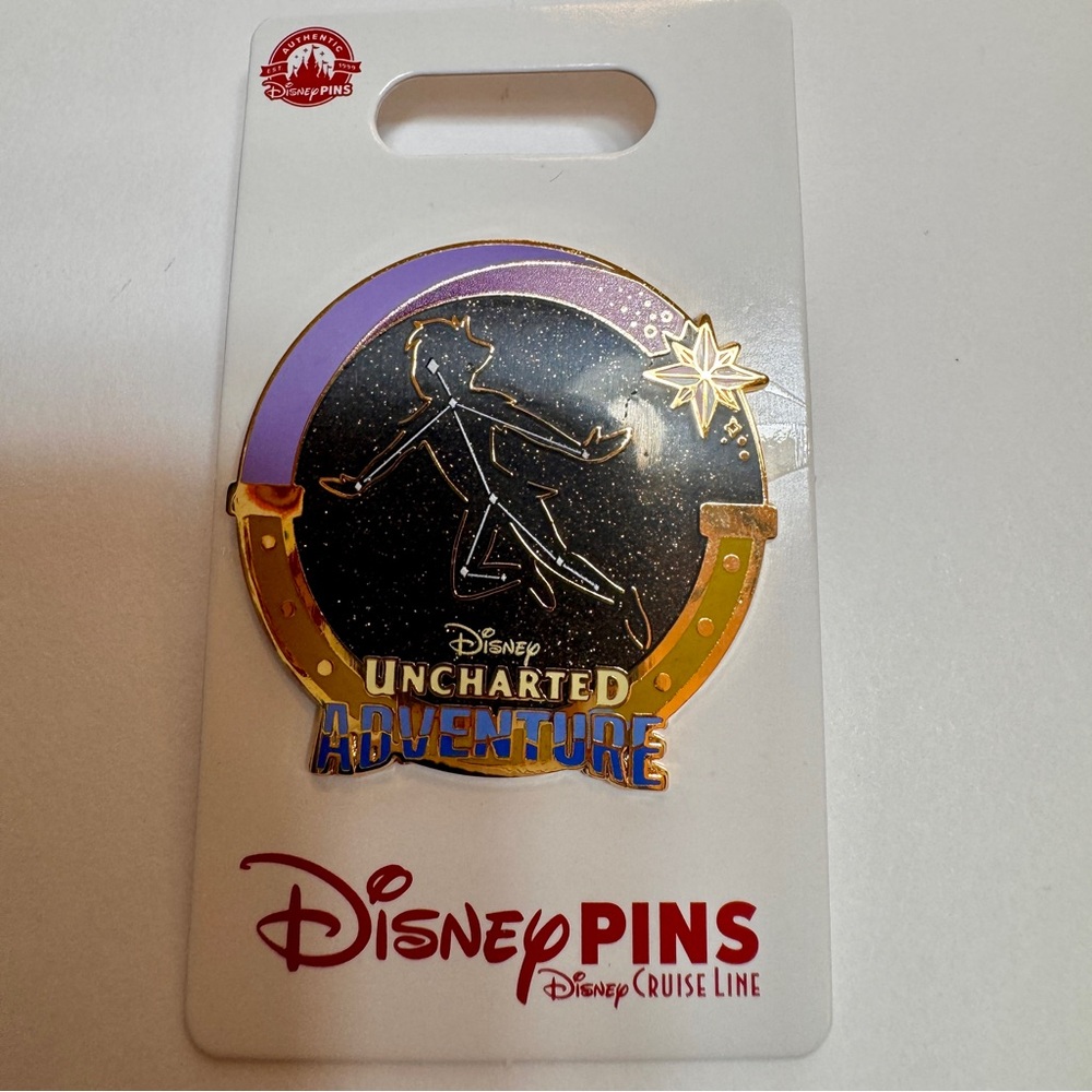 NWT Disney pin Peter Pan-themed constellation trading pin from the DCL